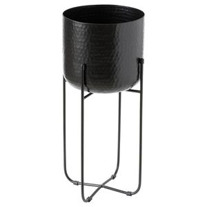 Galvanized <b>Planter</b> Hammered Design Made with High End Stainless Steel <b>Box</b> Rustic Metal Raised Garden Stand - Product Image 3