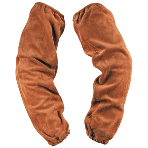 Manches de soudage en cuir de vachette pleine fleur de qualité supérieure, certifiées CE, niveau de protection ANSI 2, résistantes à la chaleur et à l'abrasion - Product Image 5