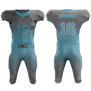 Nouvelle Tenue de Football Américain Personnalisée en Gros pour Équipe, Manches Courtes, Anti-Transpiration, 100% Polyester, Unisexe, Respirante 2026 - Product Image 1
