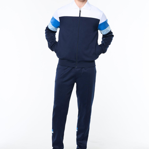 Ensemble de survêtement décontracté d'hiver à col montant de qualité supérieure pour hommes, design personnalisé, tenue de sport pour l'entraînement en extérieur - Product Image 3