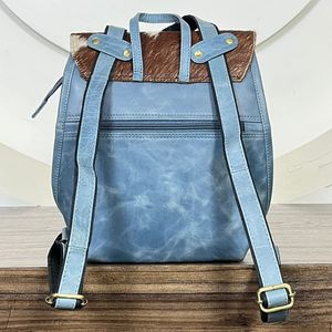 Sac à dos élégant en cuir de vache véritable vintage à bas prix, style western, disponible en gros pour la mode féminine - Product Image 5