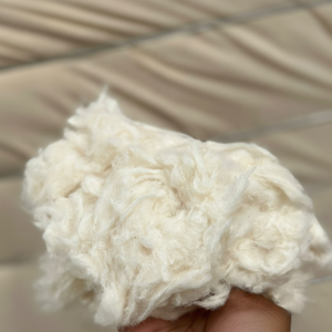 Comber noil Card Fly disponible precio barato material de fibra de desecho de algodón crudo blanco natural Molino de hilo giratorio adecuado _ Sra. Min - Product Image 1