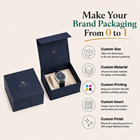 Boîte à montre de luxe à couvercle rabattable magnétique, boîte à nœud en ruban, boîte en forme de livre, emballage personnalisé en papier spécial, étui sur mesure avec logo