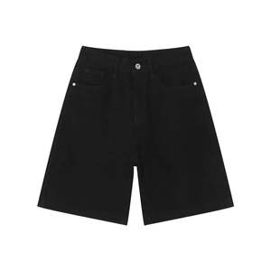 Shorts Bermuda Blancs pour Hommes, Taille Mi-Haute, Fermeture Boutonnée, Style Décontracté, 100% Coton Oxford Respirant, Couleur Unie - Product Image 2