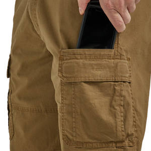 กางเกงทำงานขาสั้นสำหรับผู้ชายทรงเข้ารูปพร้อมกระเป๋าหลายช่องมีกระดุมผ่าหน้าพร้อมสายรัดเอวกางเกงทำงานขาสั้นสำหรับผู้ชาย - Product Image 4