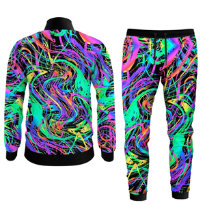 Customizable 100% Cotton Men's Sublimation Tracksuits High Quality Winter Sports Clothing with Sublimation Printing - Product Image 2