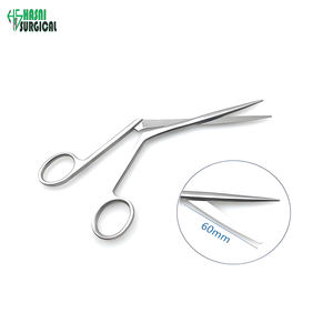 Tijeras Nasales de Alta Calidad de 60 mm, Acero Inoxidable, Instrumento Quirúrgico Manual para Cirugía de Rinoplastia - Product Image 1