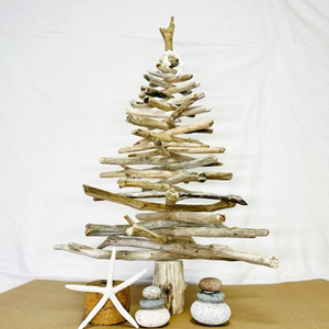 Arbre de Vie en bois pliable et flexible fait main avec support, parfait pour les décorations de Noël et de fêtes - Product Image 1