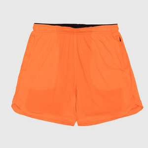 Shorts de bain gris pour homme, séchage rapide, imperméables, avec cordon de serrage à la taille, poches, couleur unie, imprimé numérique, tissu tricoté, style décontracté - Product Image 5