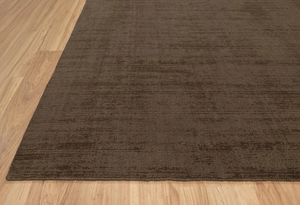 Alfombra Gabbeh Espresso Tejida a Mano, Color Marrón Oscuro, Lana de Nueva Zelanda, para Decoración Moderna y Minimalista del Hogar - Product Image 3