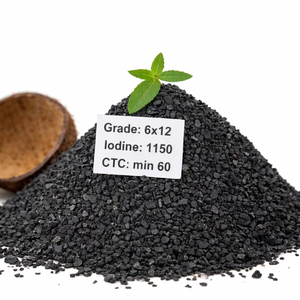 ถ่านกัมมันต์เปลือกมะพร้าวแบบเม็ดขนาด 6x12  ค่า CTC สูง เกรดสำหรับการสกัดทอง  สารดูดซับทองคำ ความบริสุทธิ์ 99% สำหรับการส่งออกจำนวนมาก - Product Image 1
