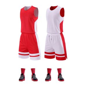 Custom Basketball Jersey Design Your Own Basketball Wear Sublimation Youth for Man and Woman Reversible Basketball Uniform Set - Product Image 1