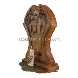 Lápida con una vela Cementerio Zombie Hand Green Slime Ghost Cloak Metal Buckler Knight envuelto en Coocon Metallic Kite - Product Image 2