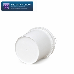 Wholesale Custom 5 Liter PP Food Grade Small Plastic Candy <b>Buckets</b> <b>with</b> <b>Lid</b> and Handle Pail for Candy Packaging - Product Image 3