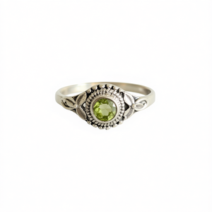 Dainty 2.2 Grams <b>Peridot</b> Fine <b>Ring</b> - Product Image 2