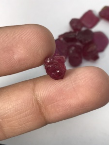 Natural Ruby Glass Filled rough 1 Gram Size 16.15 Gram Lot - Product Image 2