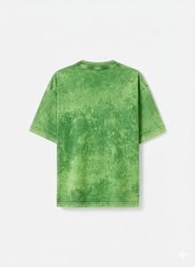 T-shirt décontracté à manches courtes et col rond pour homme, en coton uni, noir délavé, style vintage - Product Image 5
