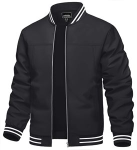 Veste bomber homme sur mesure avec poches sécurisées, légère, résistante, pour l'extérieur, services OEM, fabrication en usine, faible MOQ - Product Image 2