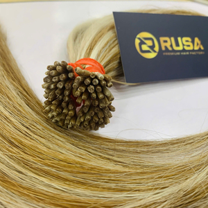 Cabello RUSA de moda en color piano, cabello vietnamita con punta en I para el verano, cabello teñido de doble capa, 100g, nueva técnica - Product Image 4