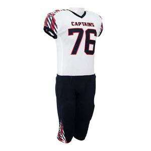 Suministro Directo de Fábrica, Uniforme de Fútbol Americano Personalizado, Transpirable, Estampado, de Manga Corta, para Adultos, Ropa Deportiva al Por Mayor - Product Image 1