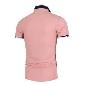 Camisas de Algodón para Hombre, Manga Corta, Calidad Superior, Diseño de Logotipo OEM Personalizado, Color Sólido, Cuello Alto, Ropa de Verano para Hombre, Camisa Polo - Product Image 2
