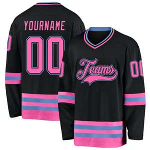 Best Selling Ice Hockey Jersey Custom Made Logo Sublimation Comfortable Embroidery Team Hockey Jersey - Product Image 5