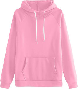 Pantalon de jogging décontracté rose uni pour femme, taille élastique, longueur intégrale, 100 % coton respirant, coupe classique, idéal pour le printemps - Product Image 2