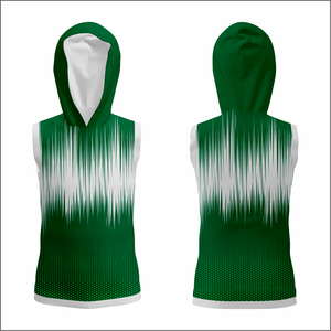 เสื้อฮู้ดแขนกุดสำหรับฤดูร้อนแบบกำหนดเอง น้ำหนักเบา ระบายอากาศได้ดี แห้งเร็ว พิมพ์ลายแบบ Sublimation ผลิตจากโพลีเอสเตอร์ 100% สำหรับทีมกีฬา - Product Image 3