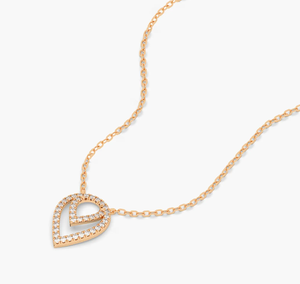 Pendentif moderne en or 14 carats avec diamant créé en laboratoire pour un usage quotidien - Product Image 5