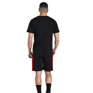 Men's Summer Casual Full Sets Printed Cotton Knitted Fabric Embroidered <b>Technics</b> Thermal <b>Shorts</b> Breathable Shirt <b>Shorts</b> - Product Image 3