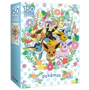 Rompecabezas Coreano de Pokémon de 150 Piezas, Eevee y Amigos, Dibujos Animados para Niños, Juguete Educativo, Coleccionable, Venta al Por Mayor - Product Image 1