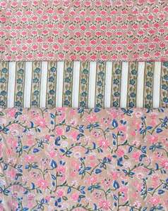 Tissu 100% coton imprimé à la main pour vêtements, vente en gros au mètre, prix d'usine, fournisseur - Product Image 2