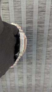 Montre-bracelet pour homme en moissanite VVS de haute qualité, bracelet en acier inoxydable, mouvement à quartz, style hip-hop glacé, vente chaude - Product Image 2