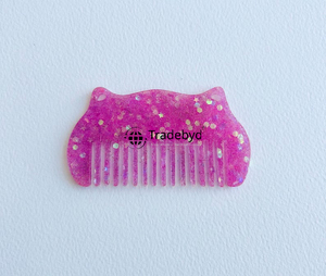Tradebyd Premium <b>Wide</b> Tooth Resin Hair <b>Comb</b> for Gentle Styling and Natural Hair Care Solutions - Product Image 1