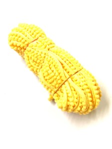 Ribete de Pompones de Poliéster 100% Ecológico al por Mayor, Cinta de Flecos de Perlas Mini Coloridas de 20mm para Prendas de Punto y Bordados - Product Image 3