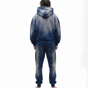 Survêtements pour hommes de qualité supérieure, nouveau style, couleur personnalisée, effet délavé, fournisseur direct d'usine, survêtements pour hommes pour les activités de plein air - Product Image 2