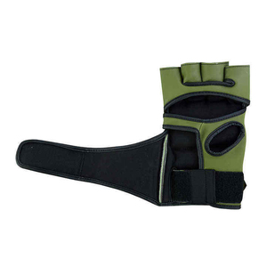 Guantes de MMA de cuero resistentes hechos a medida, guantes de entrenamiento de lucha de alta calidad con soporte para muñeca para adultos - Product Image 5