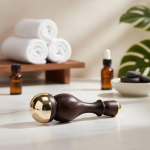 Varita de Masaje Kansa Natural para Espalda, Pies y Cabeza, Instrumento de Masaje Tradicional, Terapia de Presión Corporal, Reflexología Podal, Herramienta de Bienestar - Product Image 1