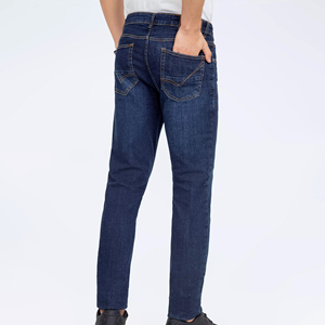 Pantalon en jean pour homme de haute qualité à prix abordable, design personnalisé, en denim de coton, délavé vintage, coupe ample, baggy, multi-poches - Product Image 6