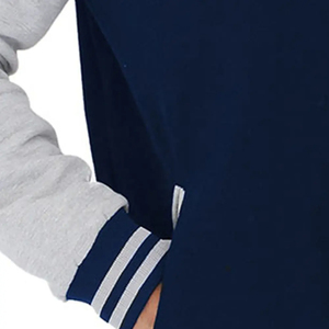 Custom Baseball Team Jackets With Pockets Embroidered Patches Jacket Casual Wear Bomber Jackets for <b>Men</b> - Product Image 2