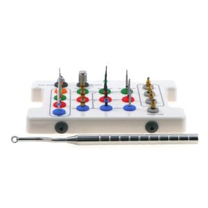 Kit d'implantation guidée universel pour chirurgie dentaire, système de forage complet avec contrôle de profondeur et manchons de guidage - Product Image 3