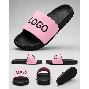Sandalias Deslizantes Rosas con Logotipo Personalizado |   Pantuflas Unisex de EVA Cómodas |   Proveedor de Fábrica OEM ODM - Product Image 5