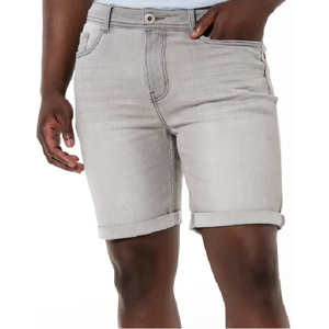 New Arrival Premium High Quality Men's Denim Shorts <b>Elastic</b> Waist Casual Summer Customized Wholesale - Product Image 1