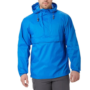 Eco-Friendly Polyester Windbreaker <b>Jacket</b> Sustainable Fashion Custom Private Label Waterproof Windproof Casual Spring Coat - Product Image 1