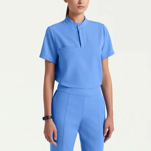 Uniforme de Enfermería Unisex de Alta Calidad, Personalizable, en Tela Jersey Lisa, Transpirable, con Múltiples Bolsillos, Blusa Médica para Hospital - Product Image 5