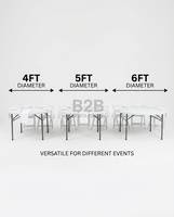 Meubles d'hôtel, tables et chaises pliantes de grande taille pour hôtel, restaurant, banquet, mariage, multifonctionnelles, différentes tailles