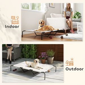 Cuccia Rialzata Beige da 60 Pollici per Cani di Taglia Grande - Comfort e Supporto per il Tuo Animale Domestico - Product Image 6