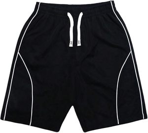 Men's Y2k Basketball Shorts Straight Wide Leg Striped Side <b>Drawstring</b> Waist Workout Gym 100% Cotton Streetwear - Product Image 1