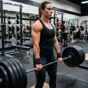 Reinforced Dowel Strap for Mobility Training <b>Physical</b> Therapy and Post Workout Stretching For Weight Lifting Strength Training. - Product Image 4