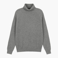 Pull-over décontracté surdimensionné en maille à manches longues, élégant pour l'automne et l'hiver, en polaire brodée, anti-boulochage, respectueux de l'environnement